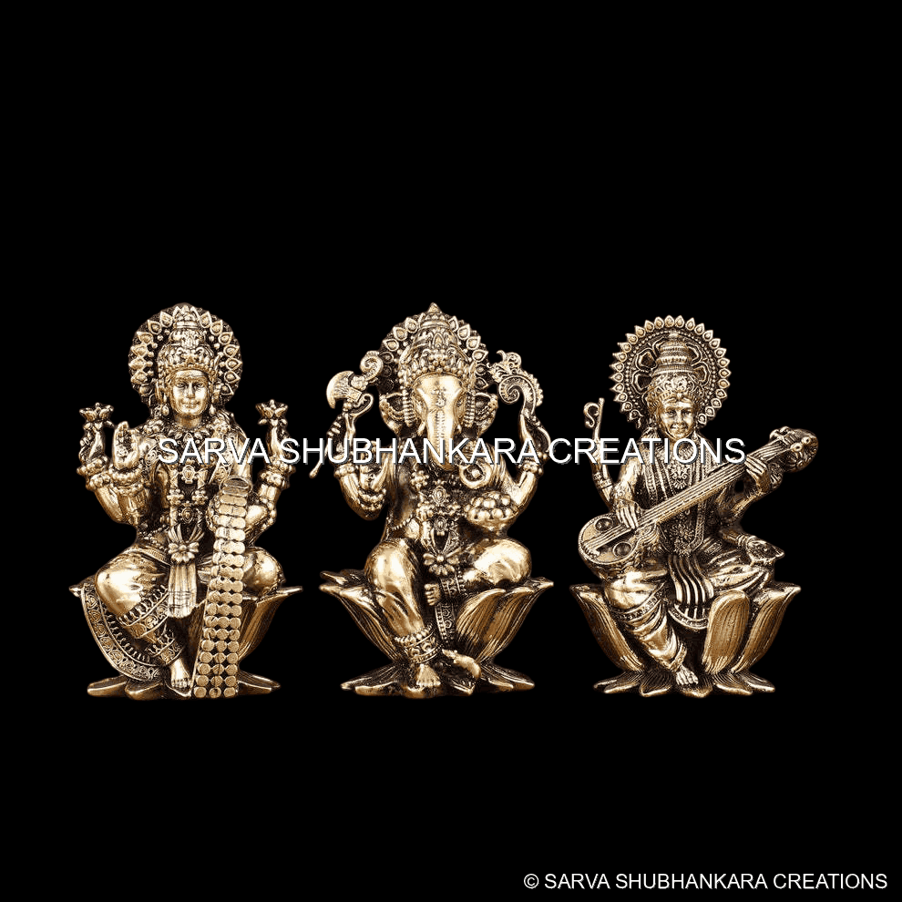 Ganesh Lakshmi Saraswati Mini Trio