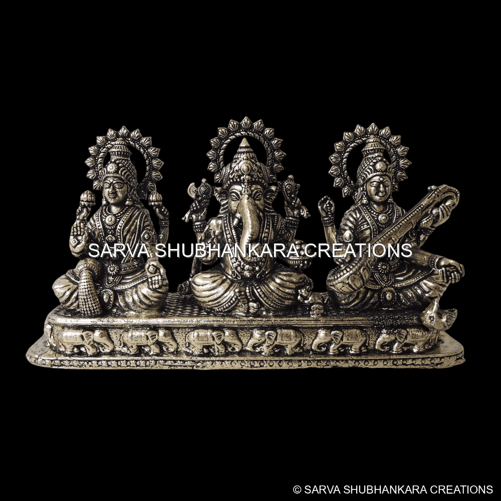 Ganesh Lakshmi Saraswati Slim Base Set