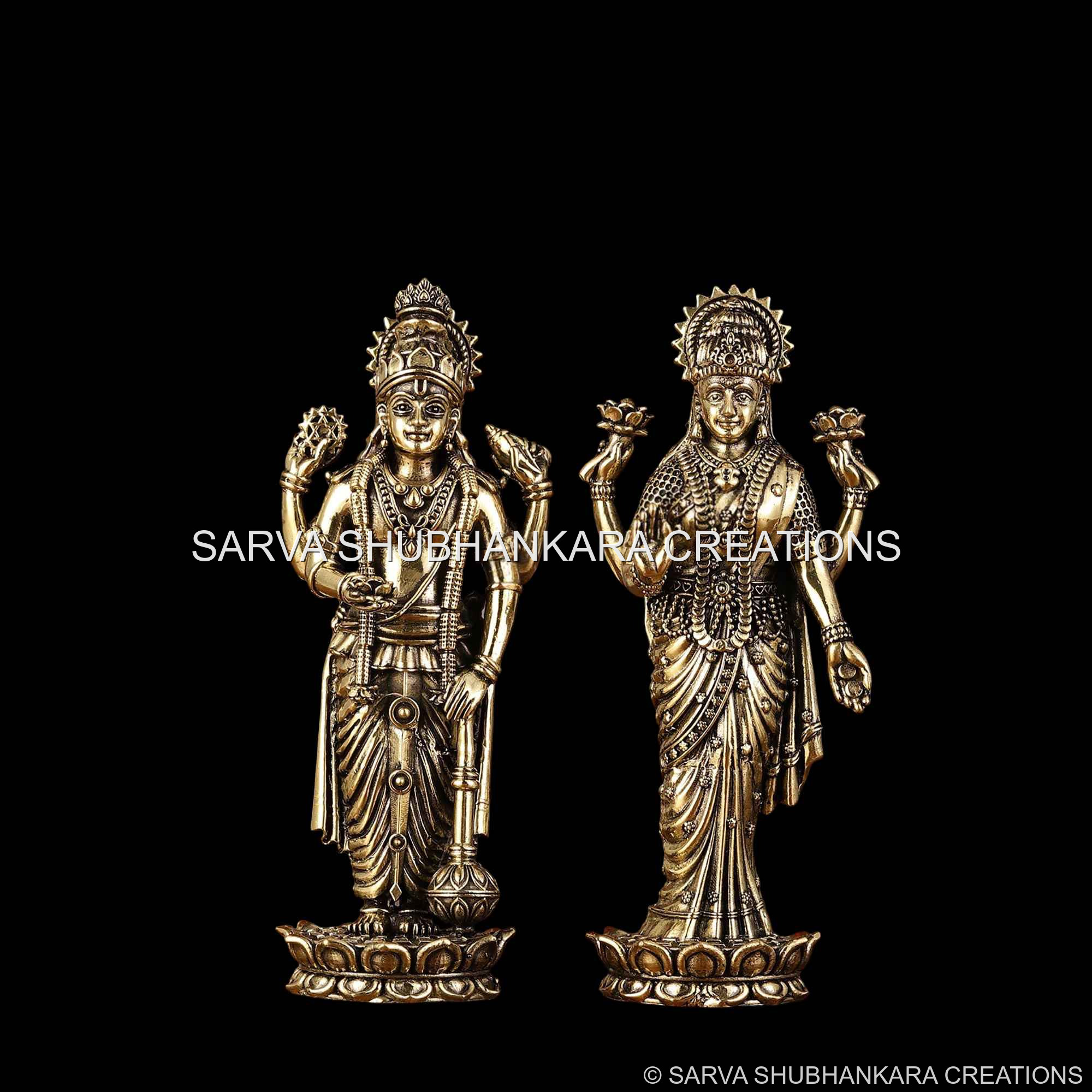 Vishnu Lakshmi Standing Pair