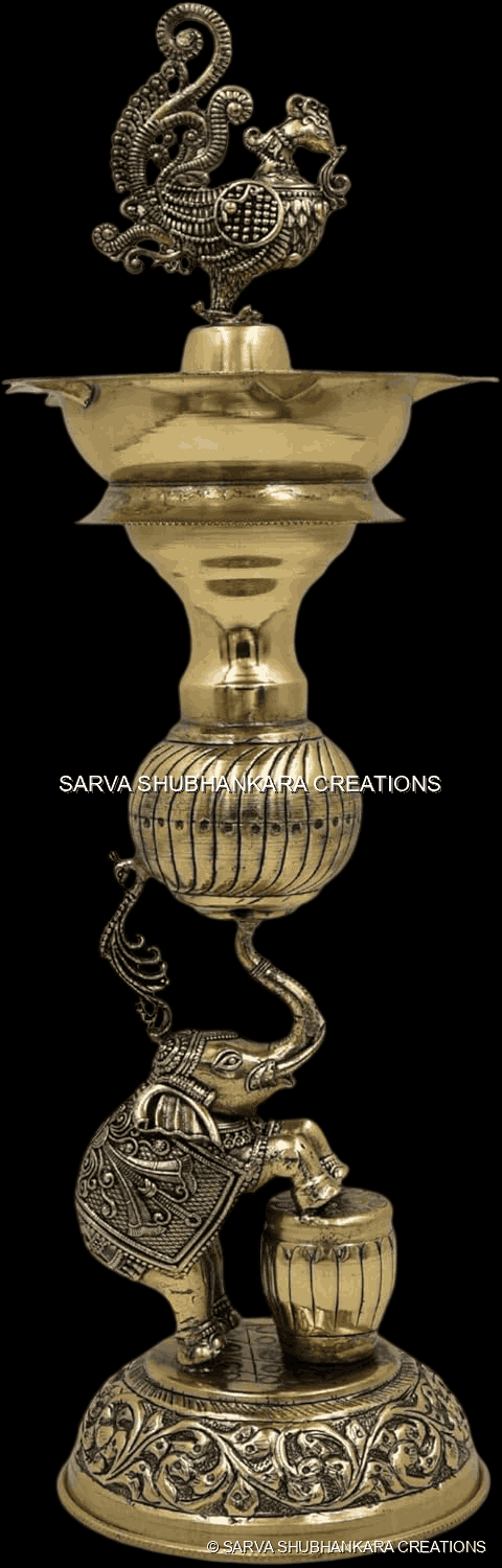 Gaj Mayur Trunk Diya Grandeur