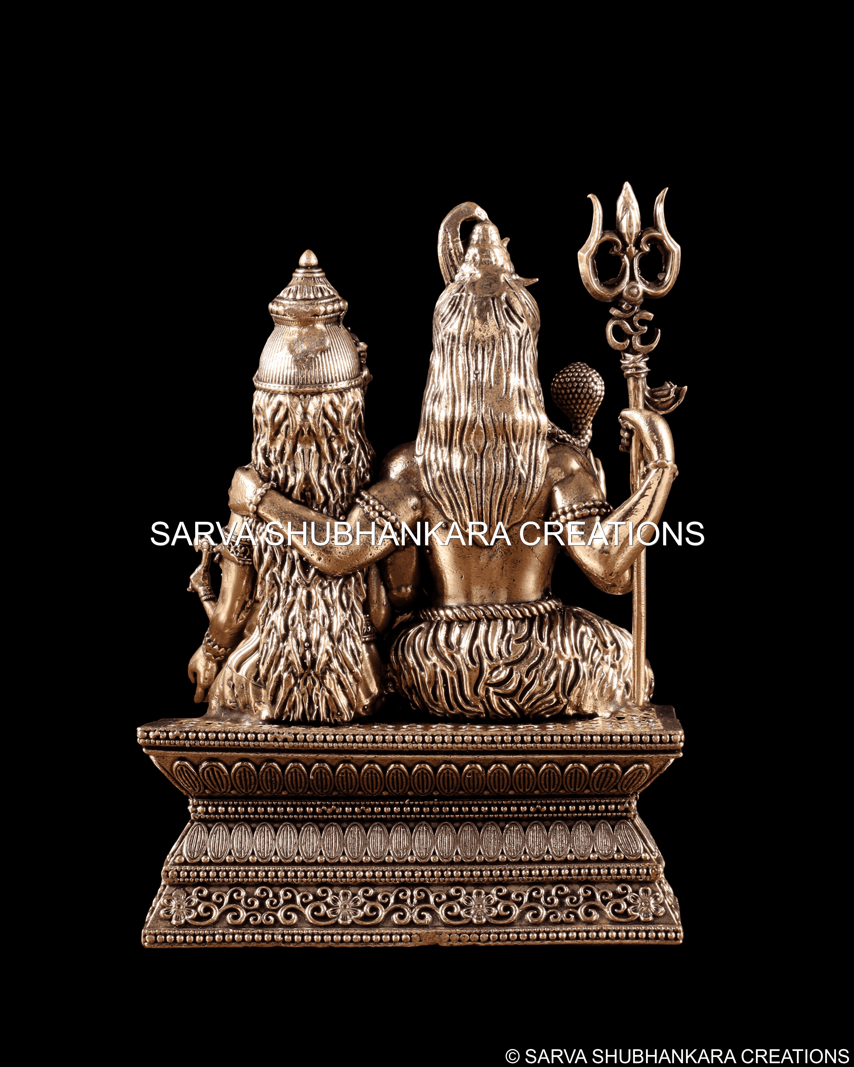 Shiv Parivar Sitting on Lap