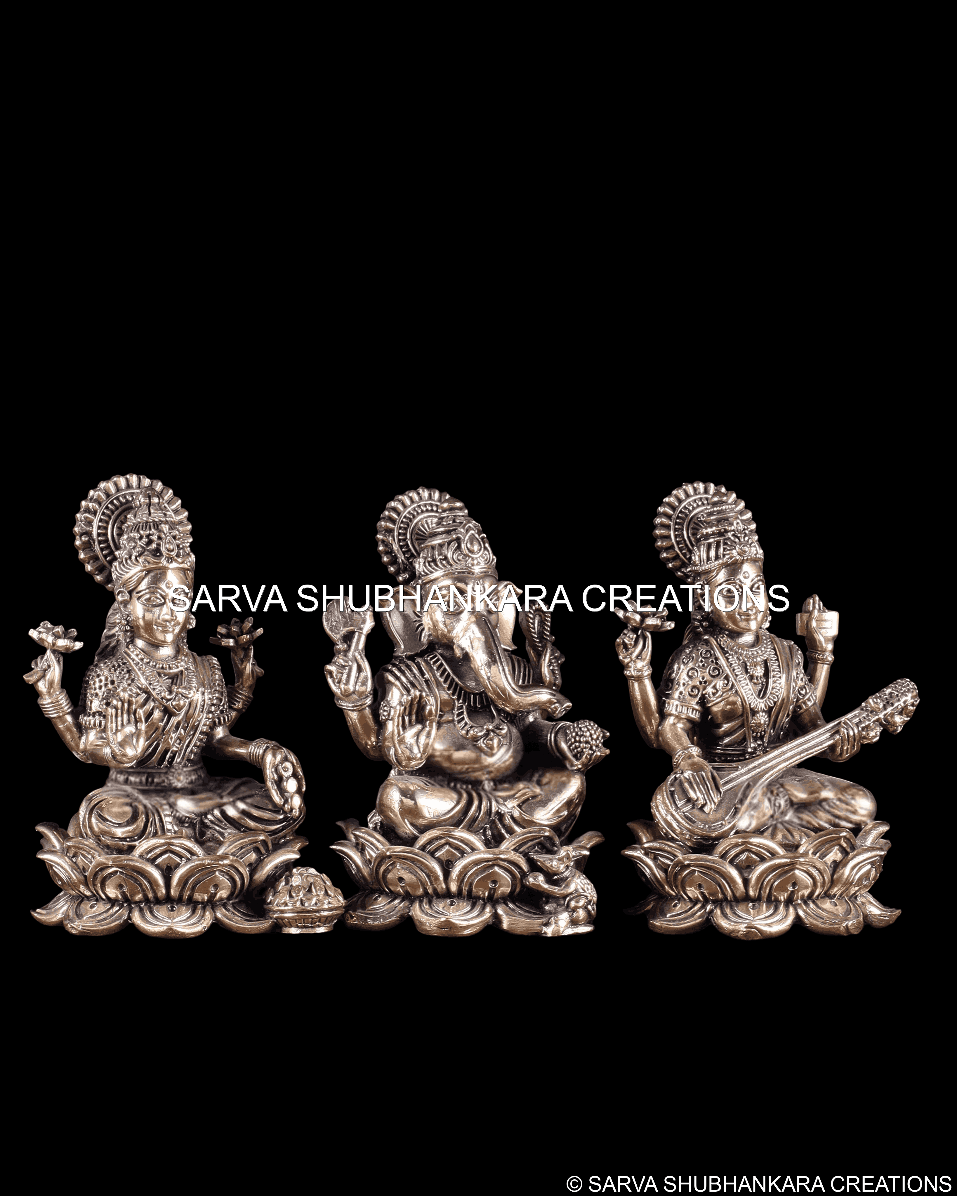 Ganesh Lakshmi Saraswati Compact Set
