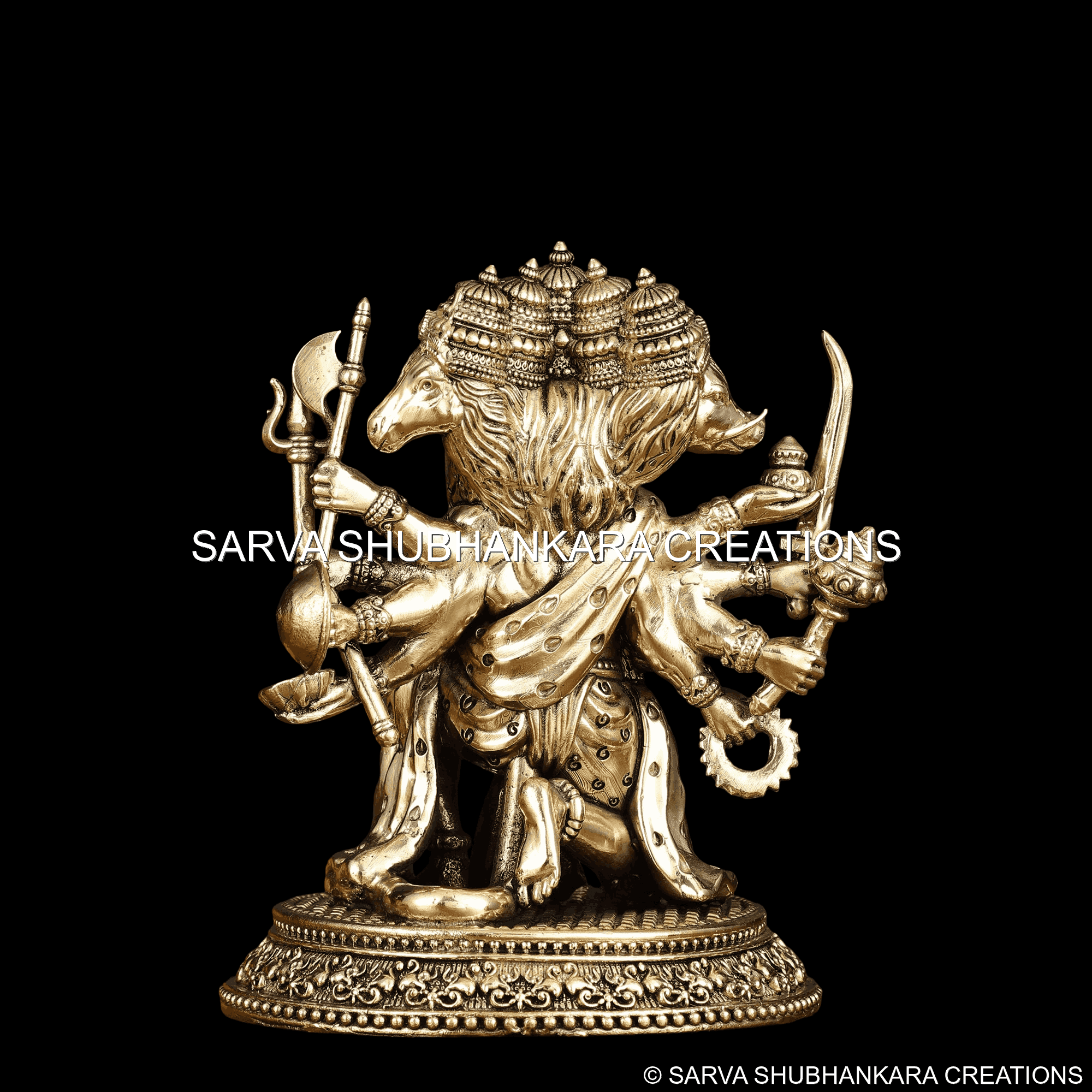 Panchmukhi Hanuman Warrior Form