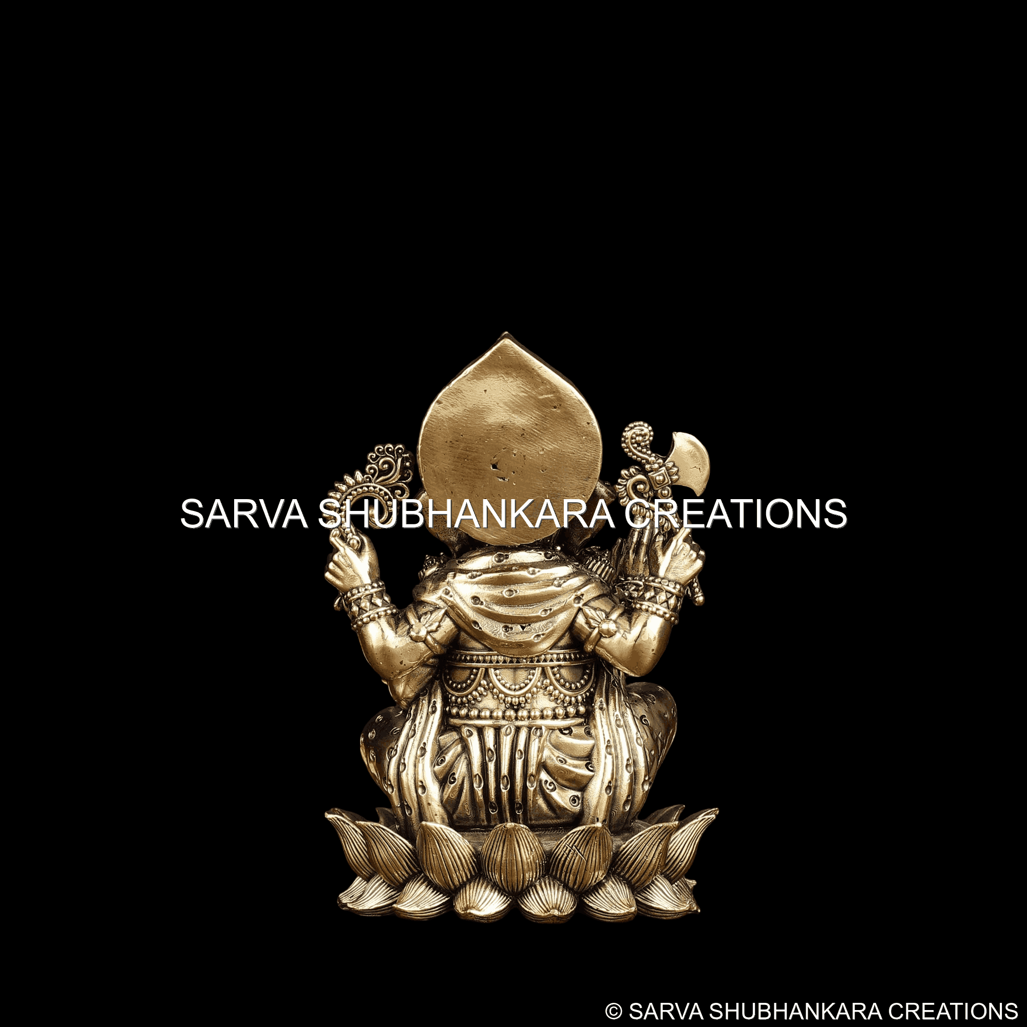 Ganesh Right Trunk Lotus Seated