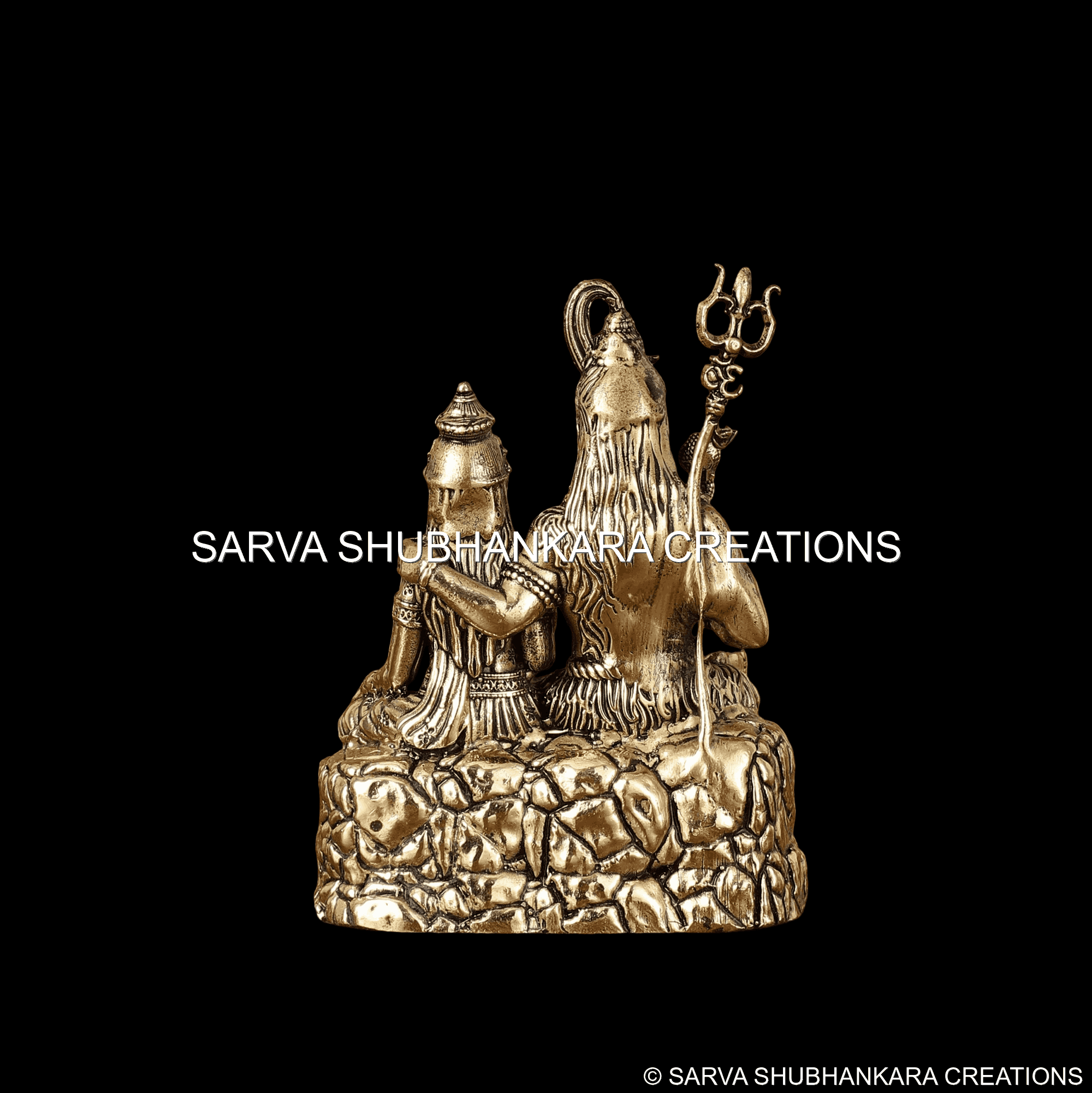 Shiv Parvati Seated Harmony